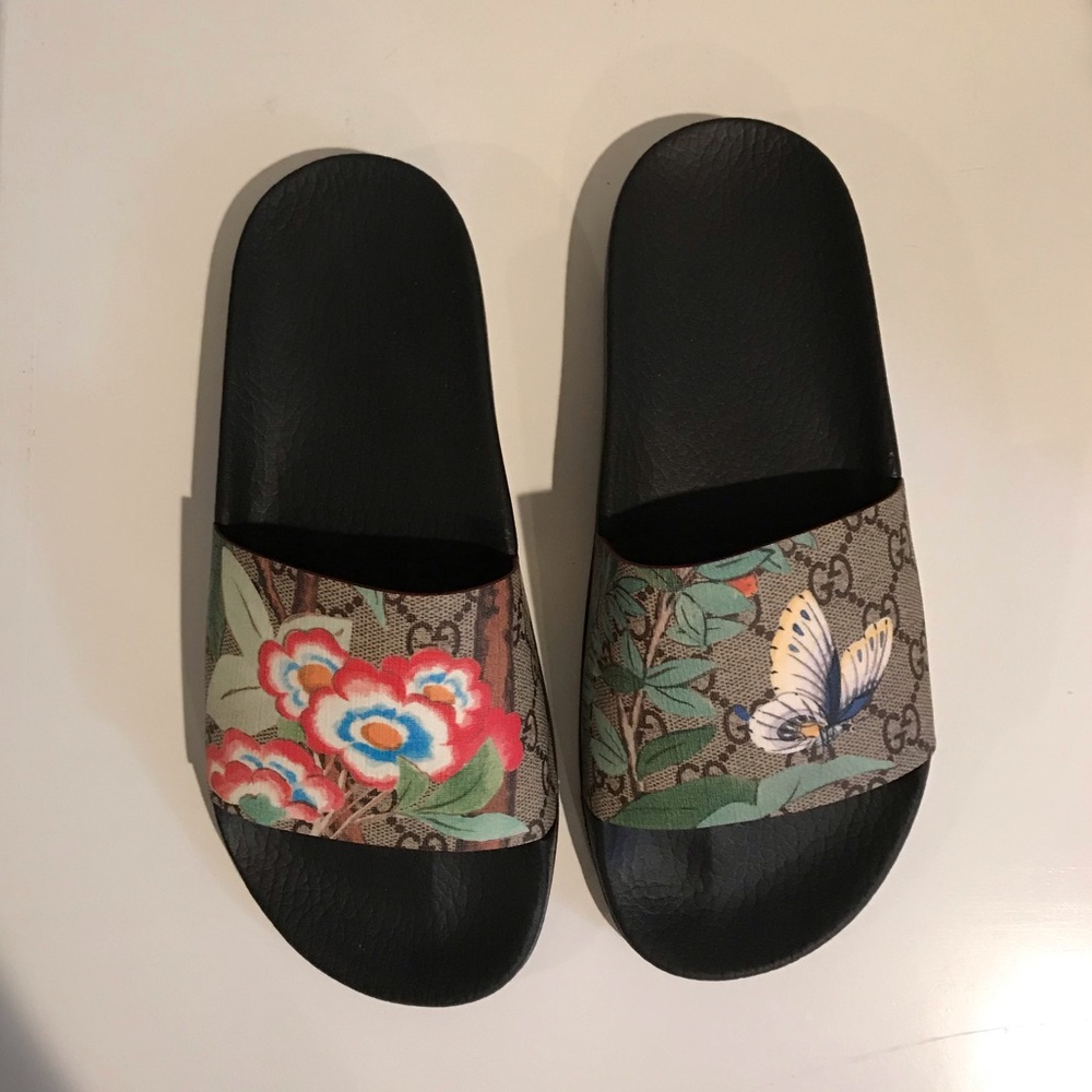 Gucci GG Blooms Slide Sandal- Never Been Worn!